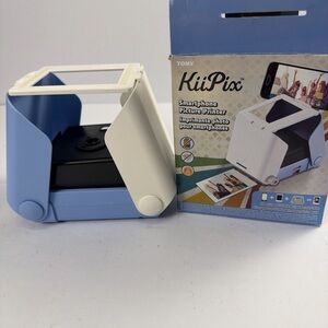 Kii Pix smartphone picture printer blue